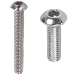 Herramientas manuales 40 PC Botón de acero inoxidable Tornillo de tornillo de tornillo de tornillo de tornillo HEX 30 M3 X 10 mm 10 m6 45 mm