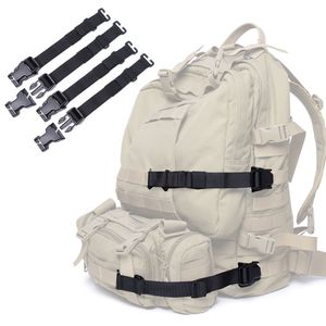 Hand Tools 4Pcs Tactical MOLLE Straps with Buckle Clips Compression Straps for Tactical Gear Backpack Accessory Strap Luggage Straps 230617