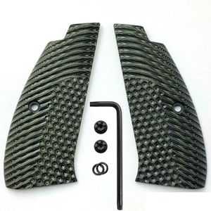 Outils à main Modèle militaire Grip Antislip Tactique Poignée G10 Poignées pour Cz75 Cz 75 FL Taille Sp01 Série Shadow 2 75B BD Vis Drop Delive Otpfy