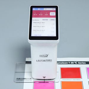 Colorímetro portátil LS172B, pantalla táctil inteligente, probador de diferencia de Color para medición de color de tinta de pintura y plástico