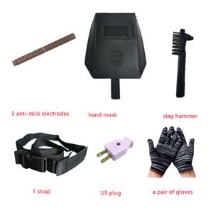 Accessoires de soudeur à main, masque de protection pour soudage au gaz électrique, gants, fil de coton masculin antidérapant