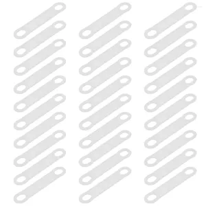 Cintres 60 pièces cintre de barre bande antidérapante ruban adhésif blanc bandes de placard en gel de silice