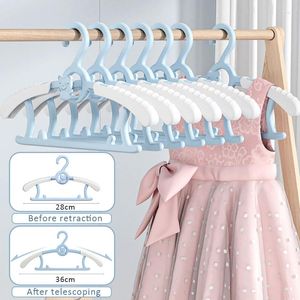 Cintres mignon rétractable cintre élasticité plastique bébé gain de place antidérapant Portable enfants Toom Rack