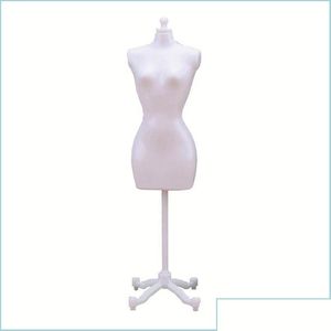Hangers Racks Female Mannequin Body With Stand Decor Dress Form Fl Display Seam Model Jewelry Drop Delivery Brhome Otqvk Dhq21
