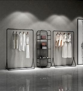 Hangers Racks Tieyi Clothing Store Display Rack Clothes Men039s and Women039s Shelf Floor Type233J4207641