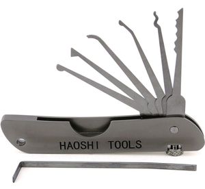 Haoshi Jackknife Lock Picking Set Portable Multitool Pick Pick dans votre poche Pocket Keychain Lock Pick Pick pour 6560167