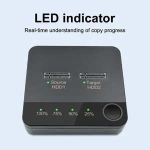 Copier à disque dur avec indicateur LED Indicateur SSD Duplicator Data TRANSMISSION ROTORS LICENS pour l'ordinateur de magasin