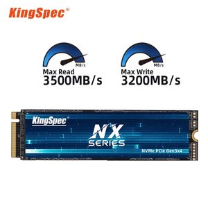 Hard Drives KingSpec M2 NVMe SSD 512gb 1TB 2TB Internal Solid State Drive 2280 PCIe Computer Disk for PC Desktop Laptop 231202