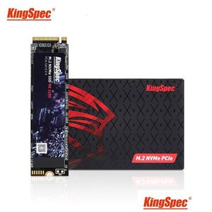 Disques durs Kingspec SSD M2 512 Go Nvme 1 To 240 Go 256 Go 500 Go M.2 2280 Pcie Drive Disk Interne Solid State pour ordinateur portable Pc Drop Livraison Dhuie