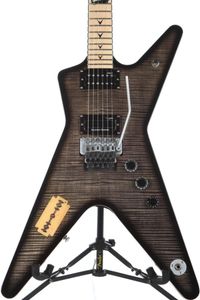 Hard Rock 2014 Translucente Negro Dimbag DoRell Roots Eléctrico Guitar