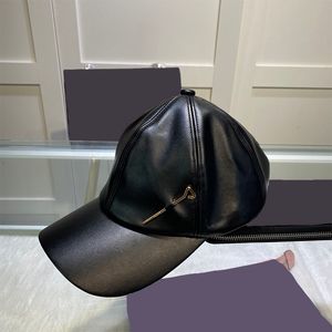 Chapeaux Casquette de baseball Bucket Hat Designer Caps Beanie Leather Mens Womens Fashion Street Casquette Marque Habbly