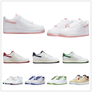 Air Sports sneaker Chaussures Running Roller Tennis Runner Basketball Entraînement Walking Forces 1 Seconde couche en cuir de vachette Chaussures de haute qualité FEMMES HOMMES EURO 36-45 AF1X005