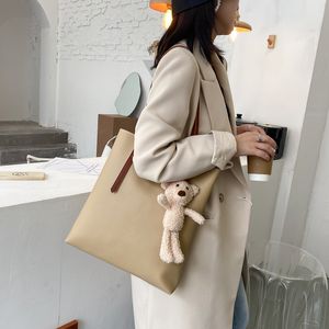 HBP Otoño e invierno mujer nueva ola versión coreana de lindo bolso de niña de gran capacidad Tote b bolso de hombro de moda