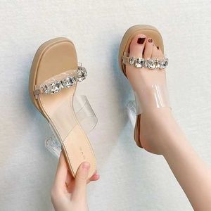 HBP Non-Brand 2024 Sandalias de tacón alto para mujeres y damas, zapatos gruesos al por mayor baratos, sandalias de mujer cómodas