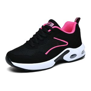 HBP Sin Marca Otoño E Invierno Zapatos De Fondo Plano para Mujer Nuevas Zapatillas Deportivas para Caminar Informales con Cojín De Aire