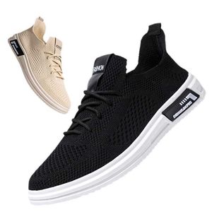 HBP Zapatos para caminar para hombre, informales, gruesos, baratos, sin marca, nuevos zapatos deportivos para correr para hombre, zapatos de malla transpirables de otoño, estilo fino