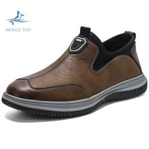 HBP Ventes directes d'usine sans marque de nouveaux produits Meilleure qualité chaussures de course décontractées marron pour hommes à la mode