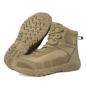 HBP Botas Altas y Gruesas para el Desierto sin Marca Zapatos de Entrenamiento para Actividades de Campo para Hombre Botas de Combate Deportivas Profesionales Moda Barata