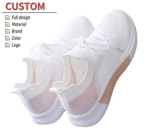 HBP Non-Brand, moda ligera, superventas, color blanco, zapatillas de deporte para mujer, calzado deportivo informal para zapato
