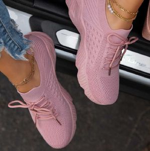 HBP Non-Marque Nouvelle Arrivée Plus Taille Femme Vulcaniser Confortable À Lacets Mocassins Femme Plate-Forme Chaussures Casual Femmes Baskets De Mode