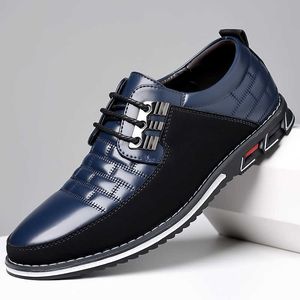 HBP Non-Brand zapatos de vestir informales para hombre, sin cordones, talla grande 38-48, cuero de PU de estilo británico para hombres