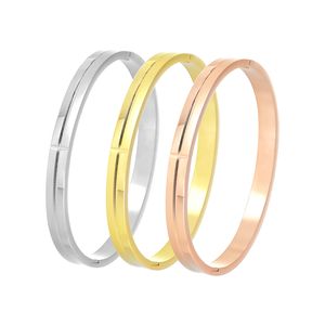 HBP Pulseras de plata para mujeres Personalizadas Nunca se desvanecen Joyería de moda Chapado en oro rosa Acero inoxidable Brazalete infinito Pulsera de diamantes de moda Joyería