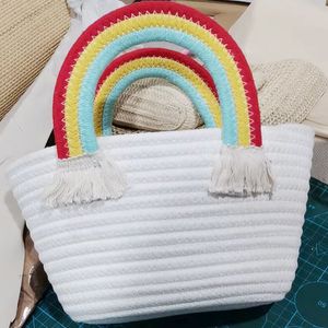 HBP Mujeres Bolsos de playa Bolsos Crossbody Moda top Monederos Arco iris nube paja Embrague bolsos de hombro Cross Body tote bolso de mujer Bolso Monedero