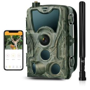 HC801pro outdoor hunting camera 4K picture quality 4G support App online video wildlife observation 240104