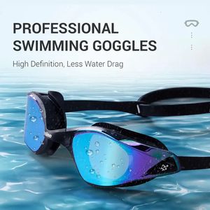 HD Anti-buée compétition professionnelle lunettes de natation hommes femmes lunettes de sport nautique lunettes réglables adultes lunettes de course de natation 240306