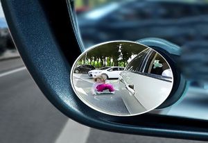 Miroir d'angle mort grand Angle 360 pour voiture HD, pour rétroviseur de recul, convexe, petit miroir rond sans cadre, 5cm1170057