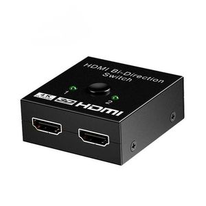 Conmutador compatible con HDMI, divisor bidireccional, 1 entrada 2 salida, 2 entradas, 1 salida, compatible con 4K 3D 1080P para Xbox PS4 HDTV