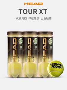 Tête 4 pièces/lot balles de Tennis rebond élevé entraînement de Tennis balle de Cricket accessoires de sport pratique Hit entraîneur de Tennis 240113