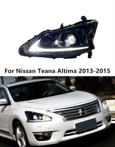 Lumière de tête pour Nissan Teana Altima LED Daytime Running Headlight 2013-2015 Turn Signal Double Beam Lamp Lens