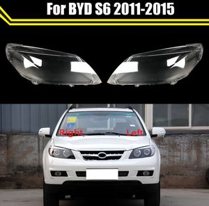 Head Light Shade Shell Caps Avant Phare Lampe Couverture Abat-Jour Phare En Verre Lentille Cas Pour BYD S6 2011-2015