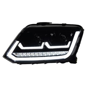 Ensemble de phares pour Volkswagen Amarok 2010 – 20 20, phare LED, lentille à faisceau bi-xénon, feu antibrouillard de frein inversé