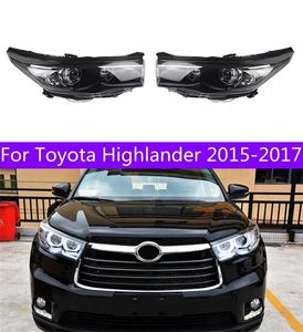 Faros delanteros de coche para Toyota Highlander faro 20 1520 17 Eagle Eye nuevo Kluger LED DRL Hid lámpara de cabeza Angel Eye Bi Xenon Light