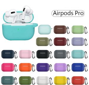 2.5mm nouvel étui de protection pour airpods pro véritable casque sans fil antichute silicone airpods étui housse de protection pour air pods pro