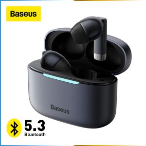 Écouteurs Baseus E9 casque sans fil Bluetooth 5.3 véritable réduction du bruit sans fil jeu sport casque haute fidélité avec microphone