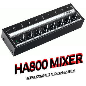 Casque Écouteurs HA800 Amplificateur Audio UltraCompact 8 Canaux Mini Casque Stéréo Avec Adaptateur Secteur EU US Plug 230801