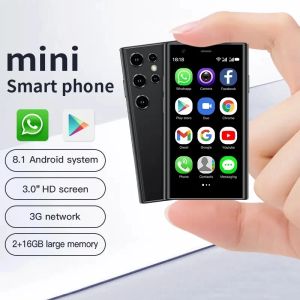 Écouteurs Nouveaux Android 8.1 Mini Smartphone 3,0 pouces Double SIM 2 Go RAM 16 Go Rom WiFi Bluetooth FM Hotspot 1000mAh Téléphone portable mobile