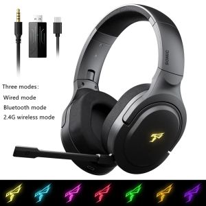 Headphones SOMIC 2.4G Wireless Bluetooth Headset G710 Professional Game Headphones ENC réduction du bruit Mic HD pour PC Mac Mobile Phone