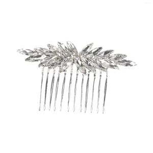 Coiffes Bijoux de cheveux nuptiaux Peigne de coiffure brillante en douceur stable pour le festival de fête de mariage décor