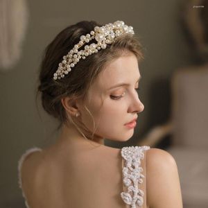 Coiffures perles bandeau perlé Festival fête mariage mariée fiançailles casque coiffure décoration chapeaux pour femme