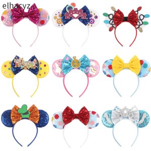 Têtes 10pcs / lot Nouveau design oreilles de souris bandeau adulte carnaval fête coiffeur cosplay kid amusement parc accessoires de cheveux diy