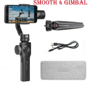 Heads Zhiyun Smooth 4 3axis Handheld Gimbal Stabilizer pour smartphone iPhone 11 12 Pro Xs x 8 7 Plus Samsung Galaxy S8 + S8 S7 S6 S5