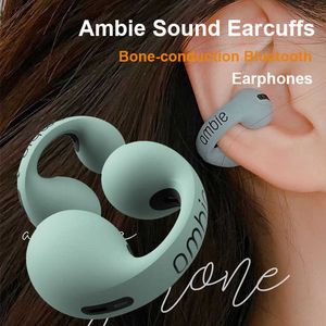 Casques Ambie Sound Earcuffs Oreille Auriculares Type de boucle d'oreille Écouteurs Bluetooth sans fil IPX5 Étanche TWS Sport Écouteurs Écouteurs J230214