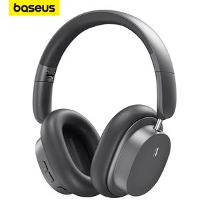 Headsets Baseus Bowie D05 Wireless Headphone 3D Spatial Audio Earphone Bluetooth 5.3 Headset 40mm Driver Foldable Over Ear Headphone 70H 231128
