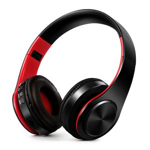 Casques d'écoute Casque Bluetooth Écouteur Casque sans fil Stéréo Pliable Sport Écouteur Microphone Casque Mains libres Lecteur MP3 230518