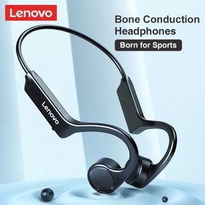 Auriculares Lenovo X4 TWS Conducción ósea Auriculares Bluetooth Auriculares deportivos Auriculares inalámbricos impermeables con micrófono Gancho para la oreja Estéreo de alta fidelidad J230214