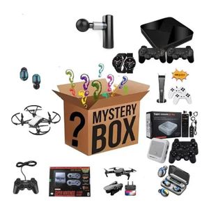 Casques Lucky Bag Boîtes mystères Il y a une chance d'ouvrir un joueur de jeu Appareils photo de téléphone portable Drones Console de jeu Montre intelligente Écouteur Plus de cadeaux